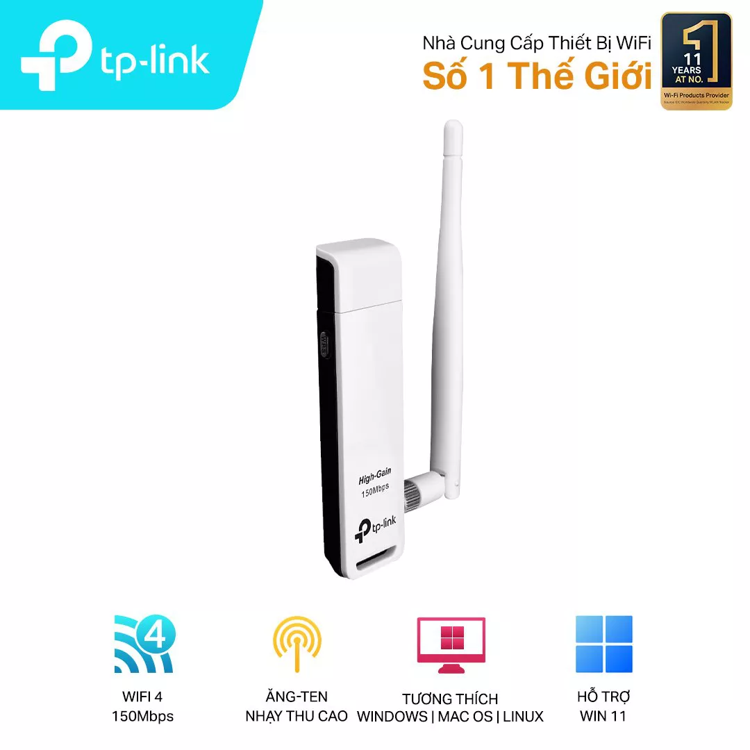 Bộ thu sóng TP-LINK 150M_TL-WN722N