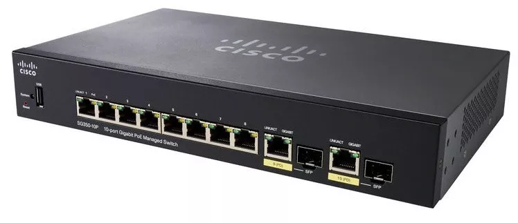 Switch Cisco SG350-10MP 10-port Gigabit POE Managed