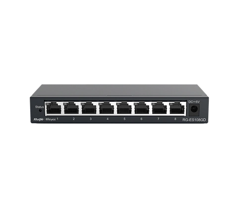 Switch Ruijie RG-ES208GC 8-port 10/100/1000Mbps