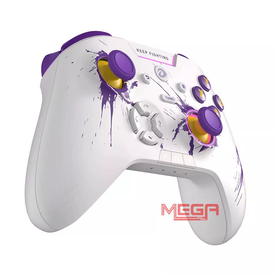 Tay cầm chơi game Dareu H105 White-purple