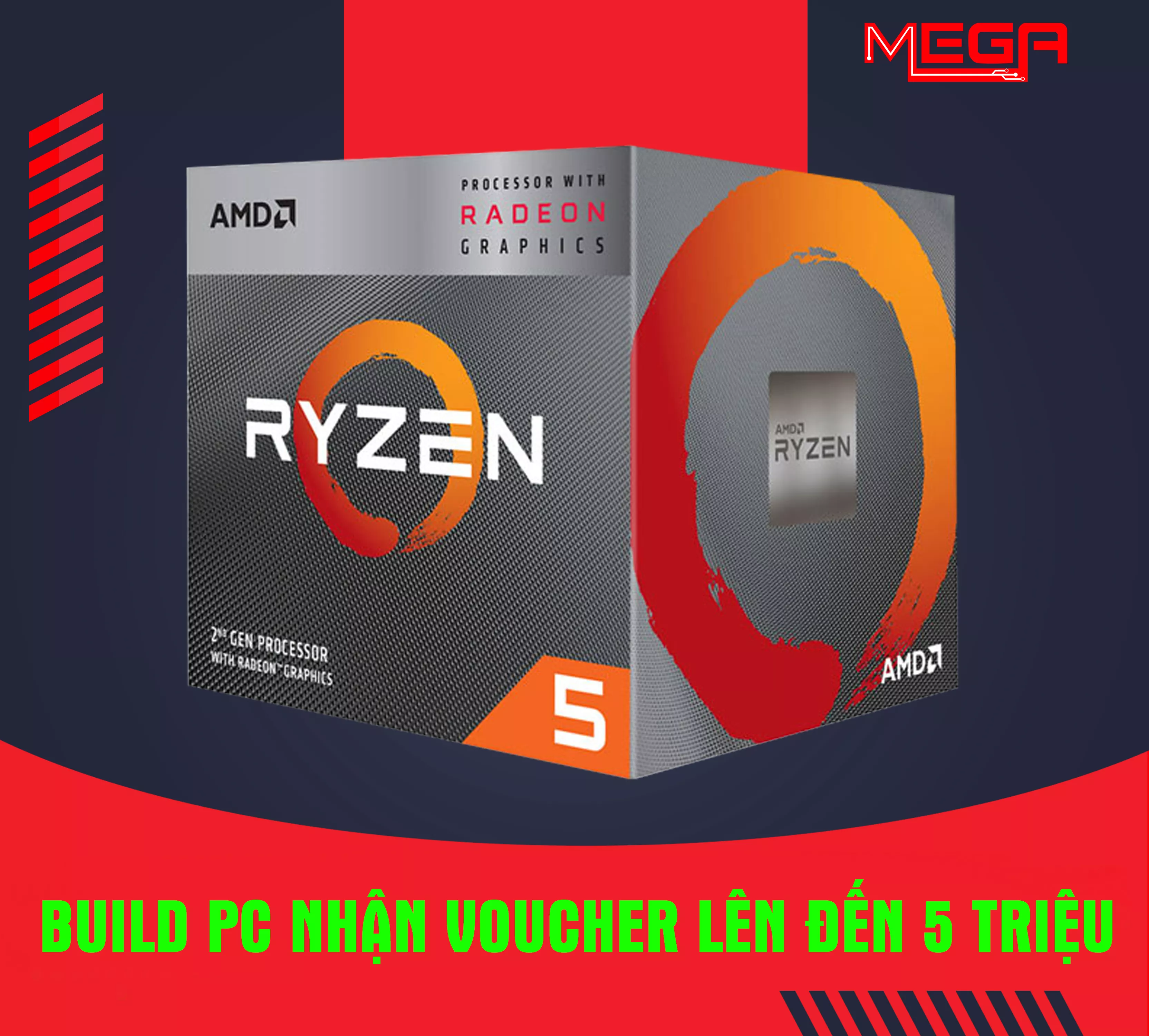 CPU AMD RYZEN 5 3400G