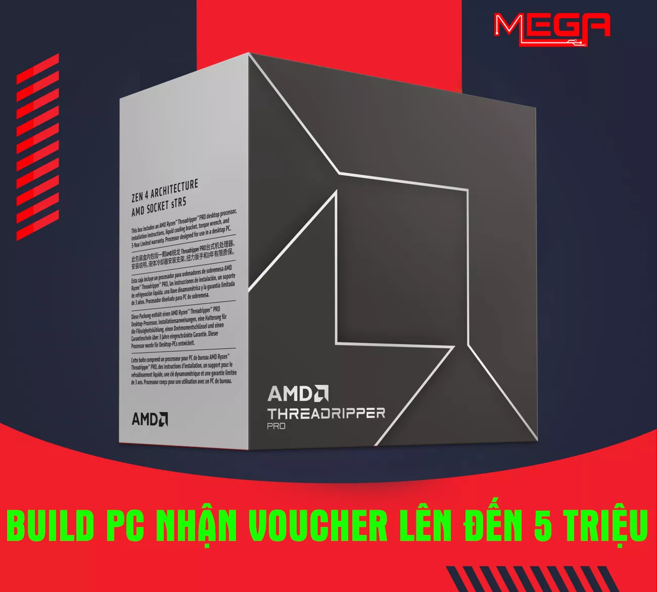 CPU AMD Ryzen Threadripper Pro 7965WX