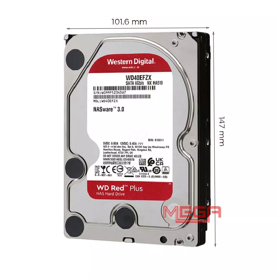 Ổ cứng PC 4TB WD Red Plus