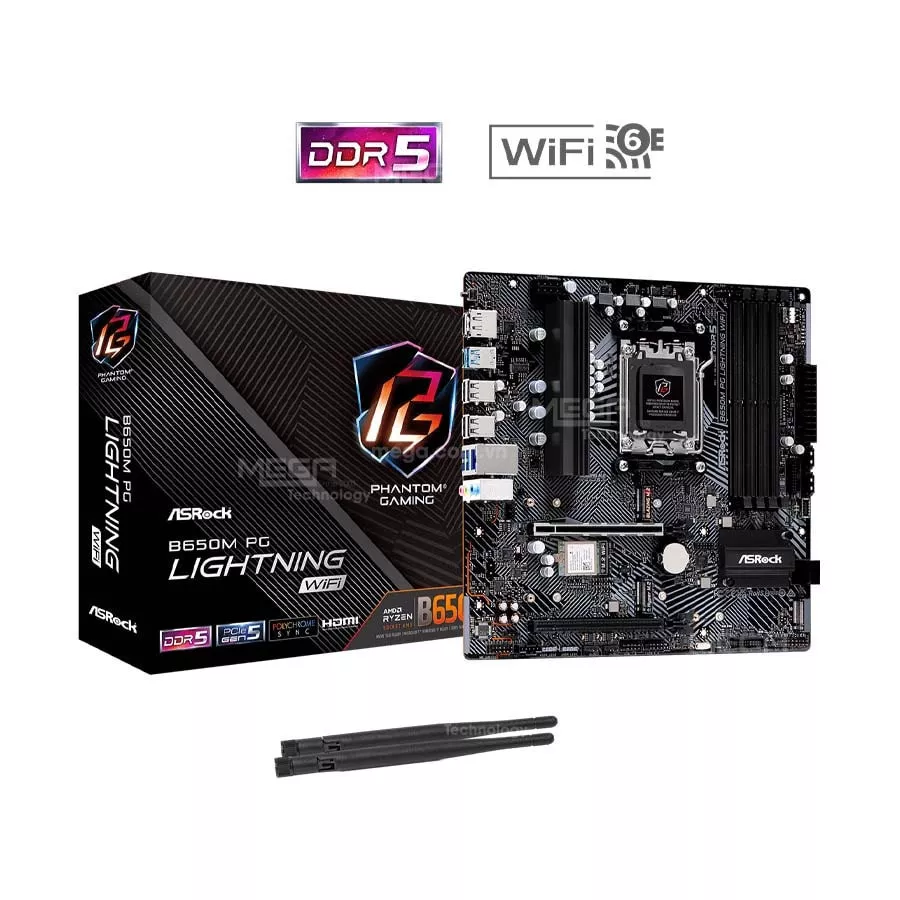 Mainboard Asrock B650M PG Lightning WiFi DDR5