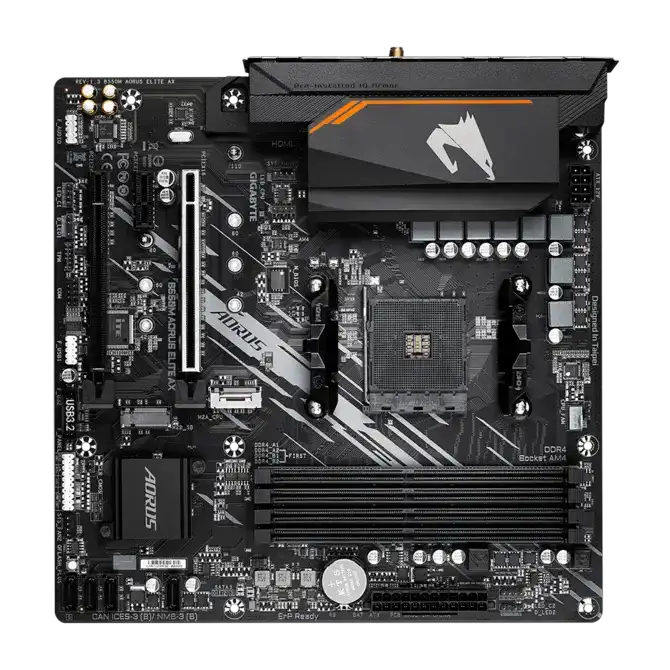 Mainboard Gigabyte B550M AORUS ELITE AX