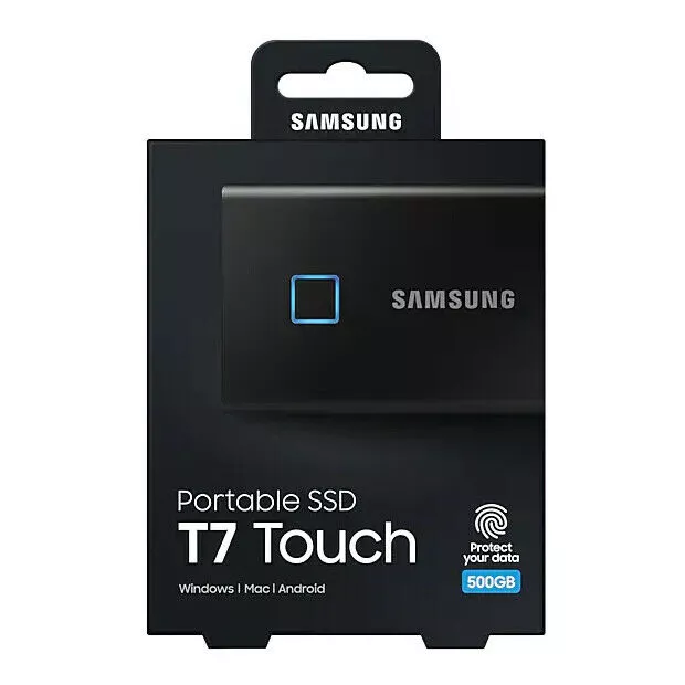 Ổ cứng Box SSD SamSung T7 Touch 500GB Black