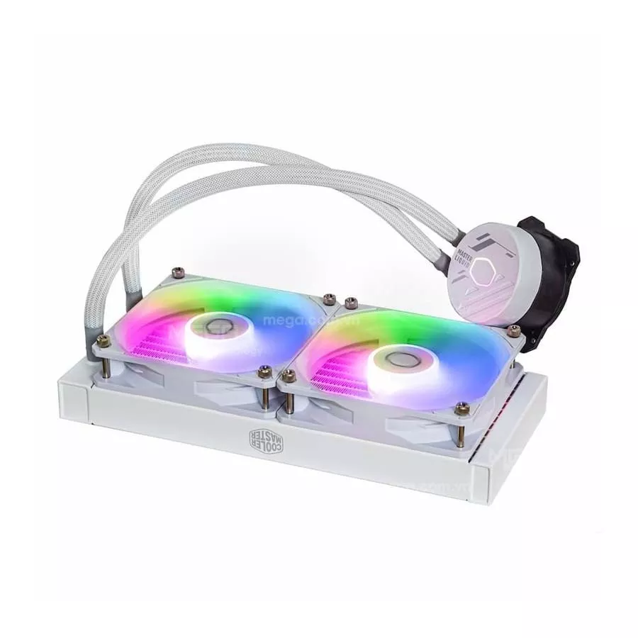 Tản nhiệt nước Cooler Master MasterLiquid 240L Core - Trắng