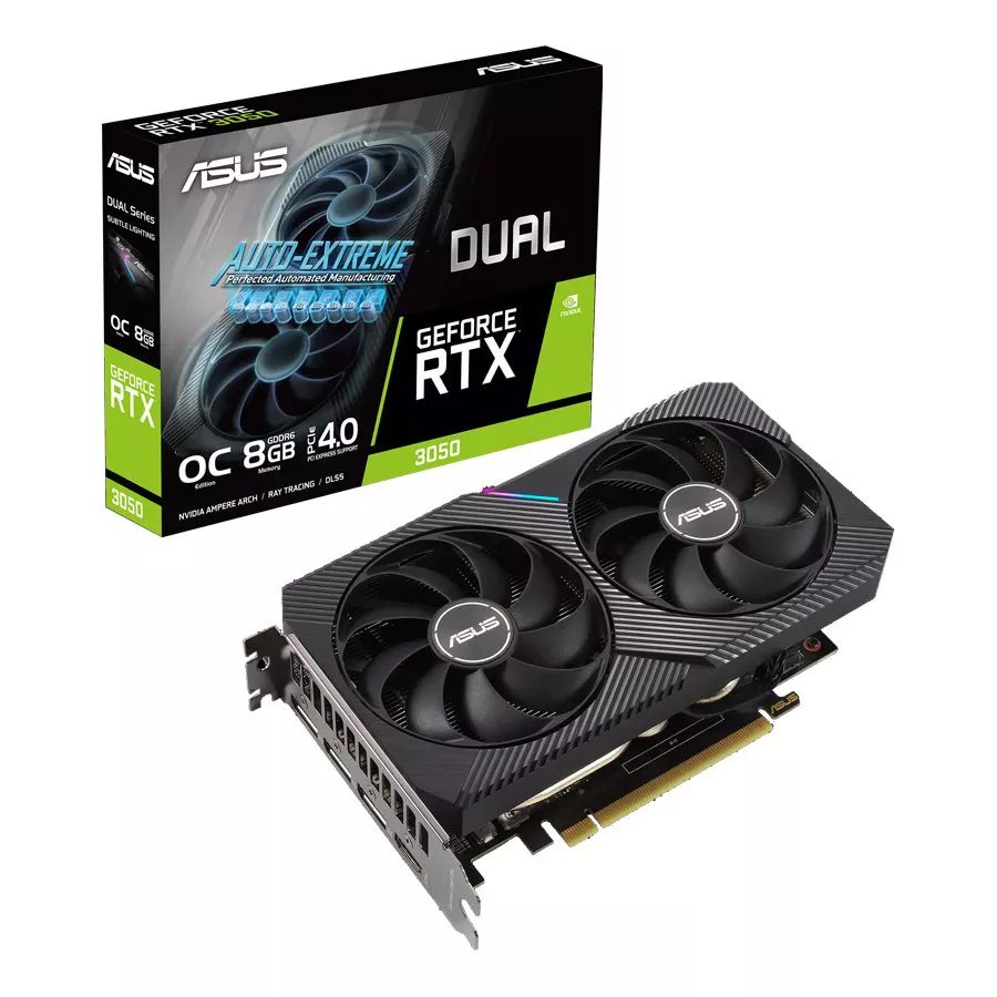 VGA Asus Dual RTX 3050 8GB OC DDR6
