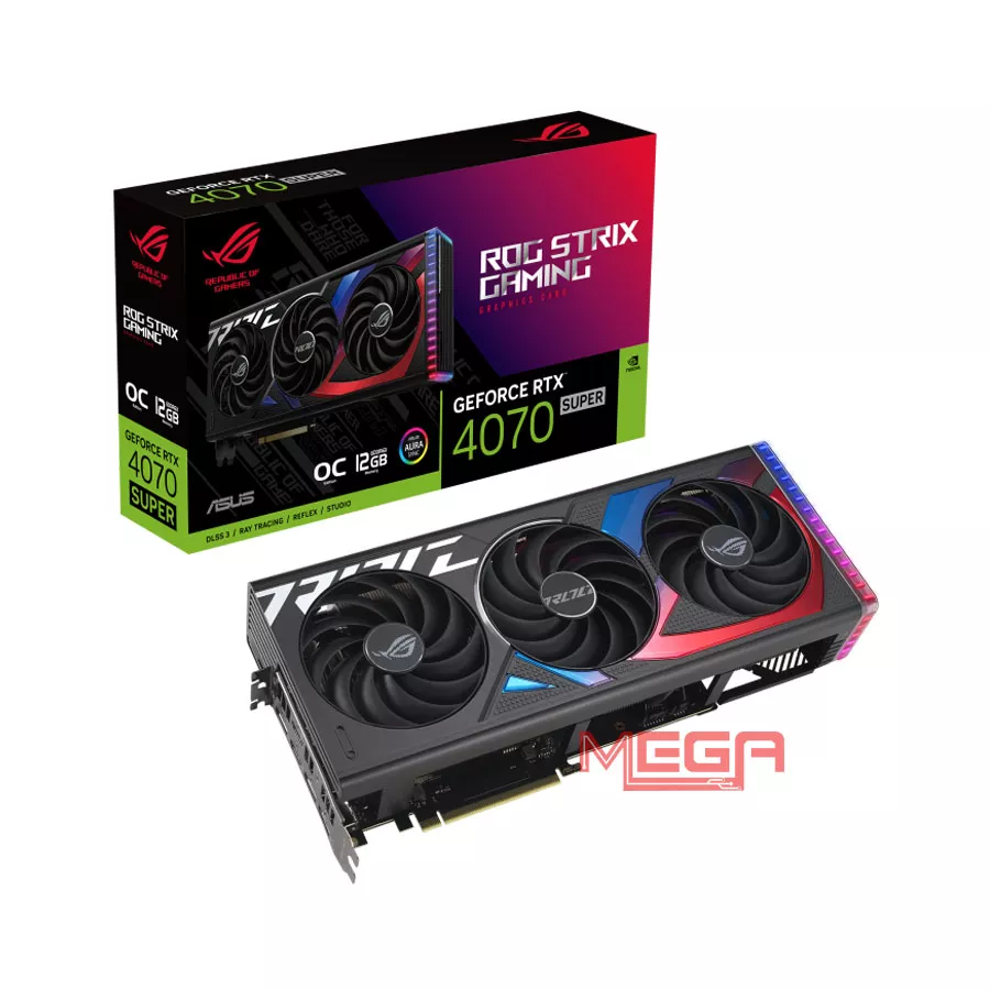 Vga Asus ROG Strix GeForce RTX 4070 SUPER 12GB GDDR6X OC Edition