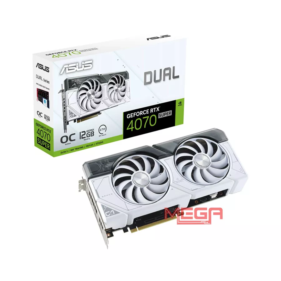 Vga Asus Dual GeForce RTX 4070 Super OC Edition 12GB GDDR6X