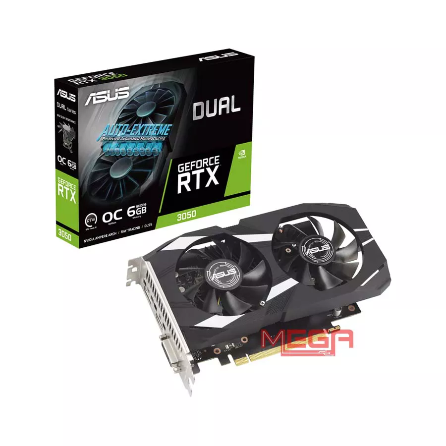 VGA Asus Dual RTX 3050 6GB OC DDR6