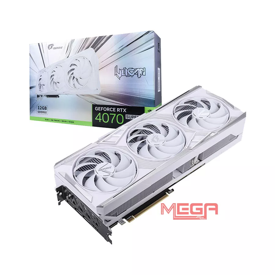 Vga Colorful IGame GeForce RTX 4070 SUPER Vulcan W OC-V