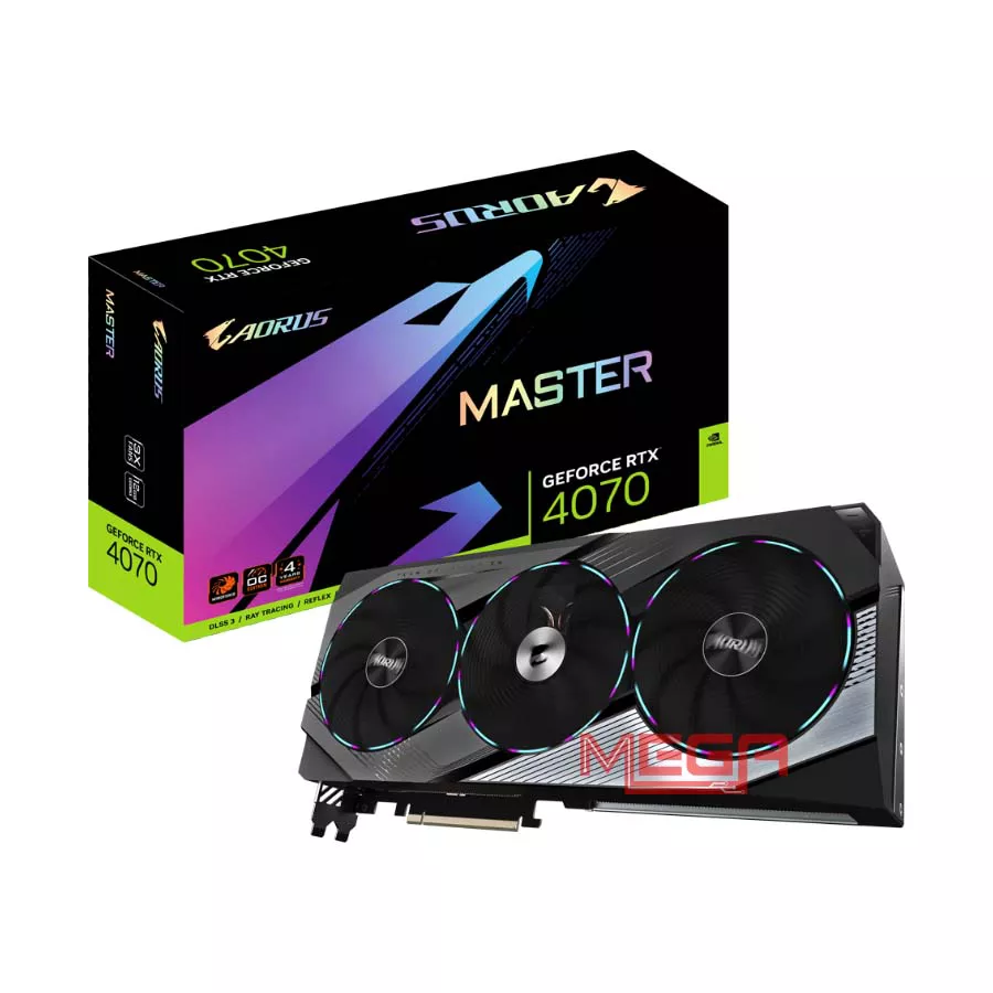 Vga Gigabyte Geforce RTX 4070 AORUS MASTER 12G GDDR6X