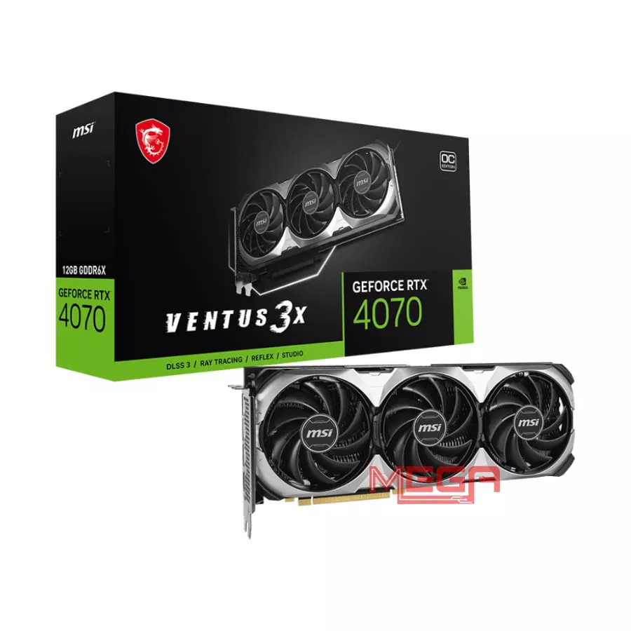 Vga MSI GeForce RTX 4070 VENTUS 3X E 12G OC