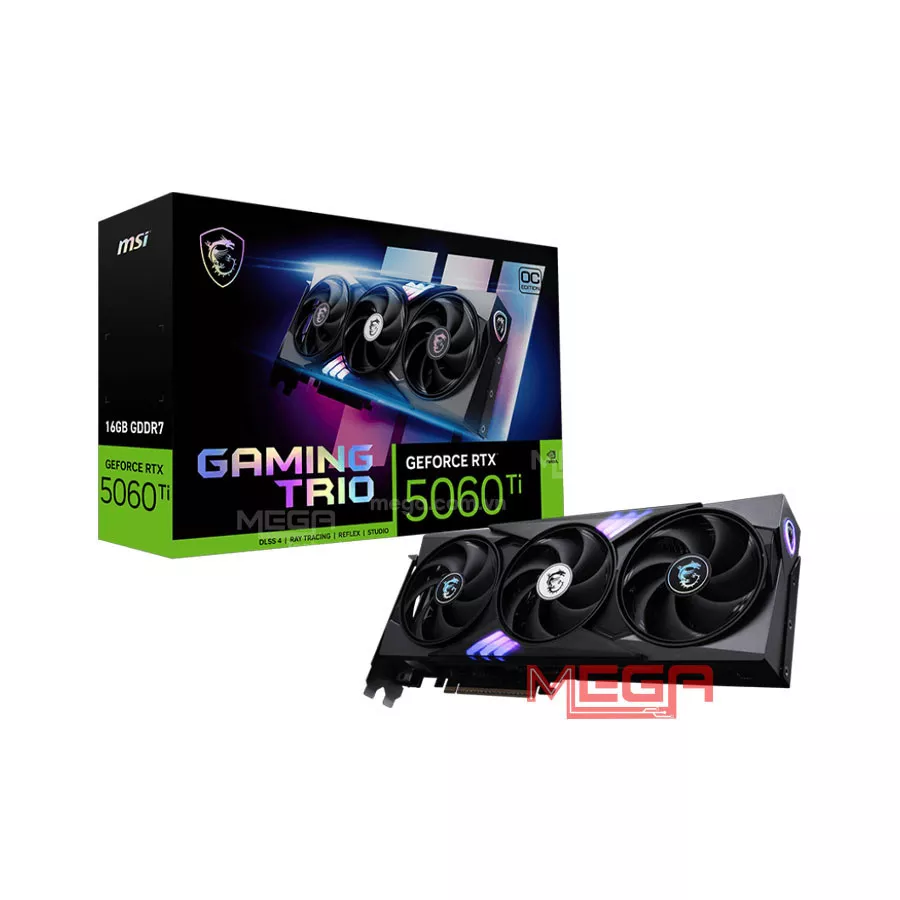 Vga MSI GeForce RTX 5060 Ti 16GB GAMING TRIO OC GDDR7