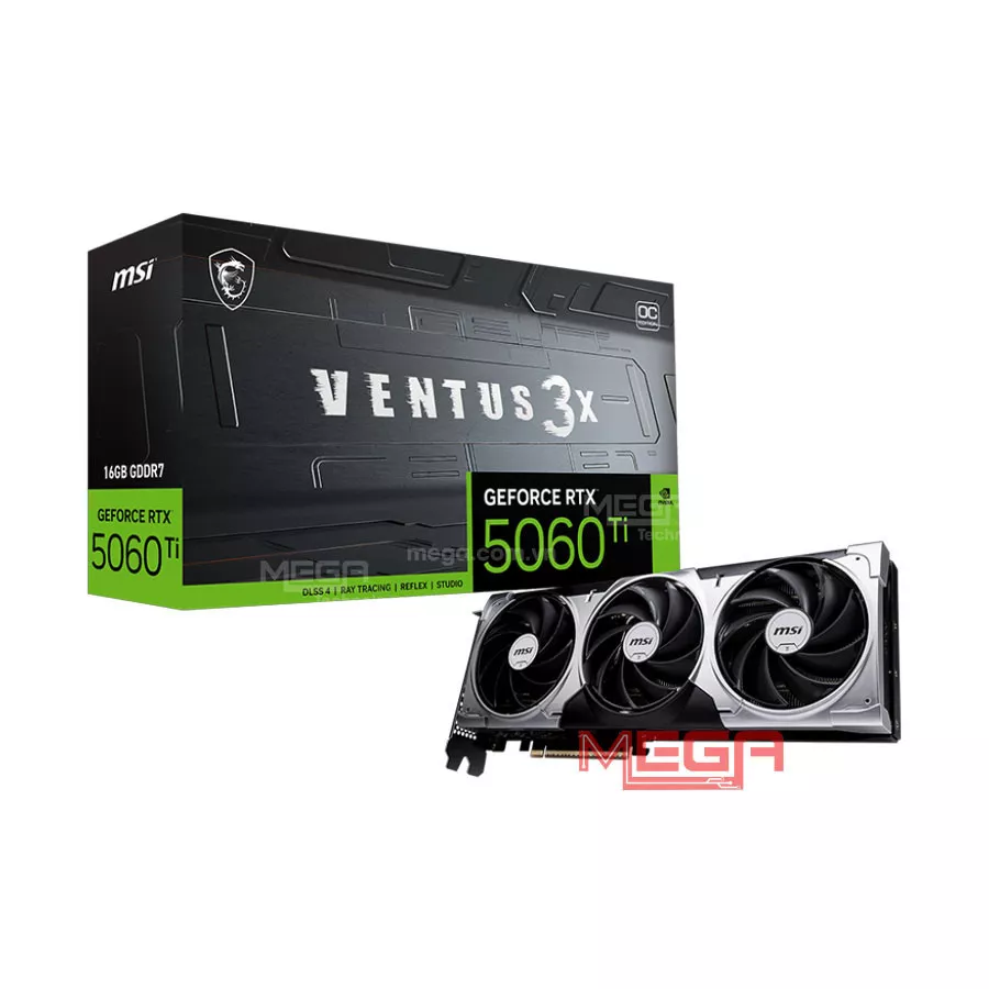 Vga MSI GeForce RTX 5060 Ti 16G VENTUS 3X OC