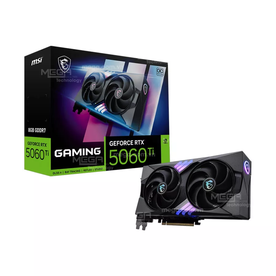 Vga MSI GeForce RTX 5060 Ti 8G Gaming OC GDDR7