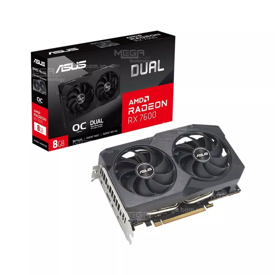 Vga PowerColor Fighter AMD Radeon RX 7600 8GB GDDR6