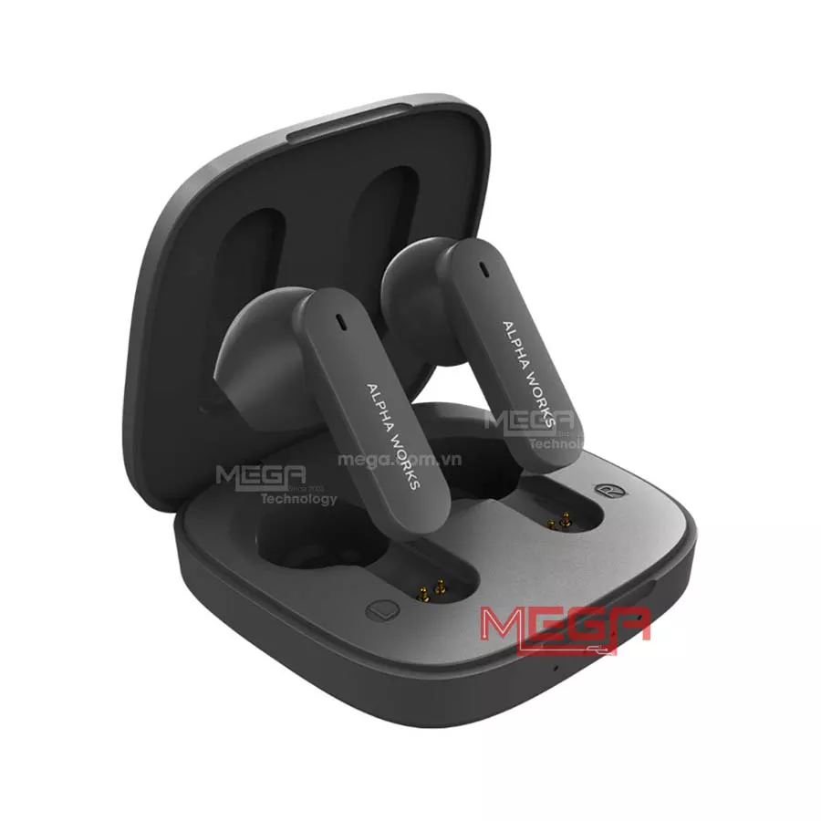 Tai nghe Bluetooth Alpha Works CURVE 100 Black