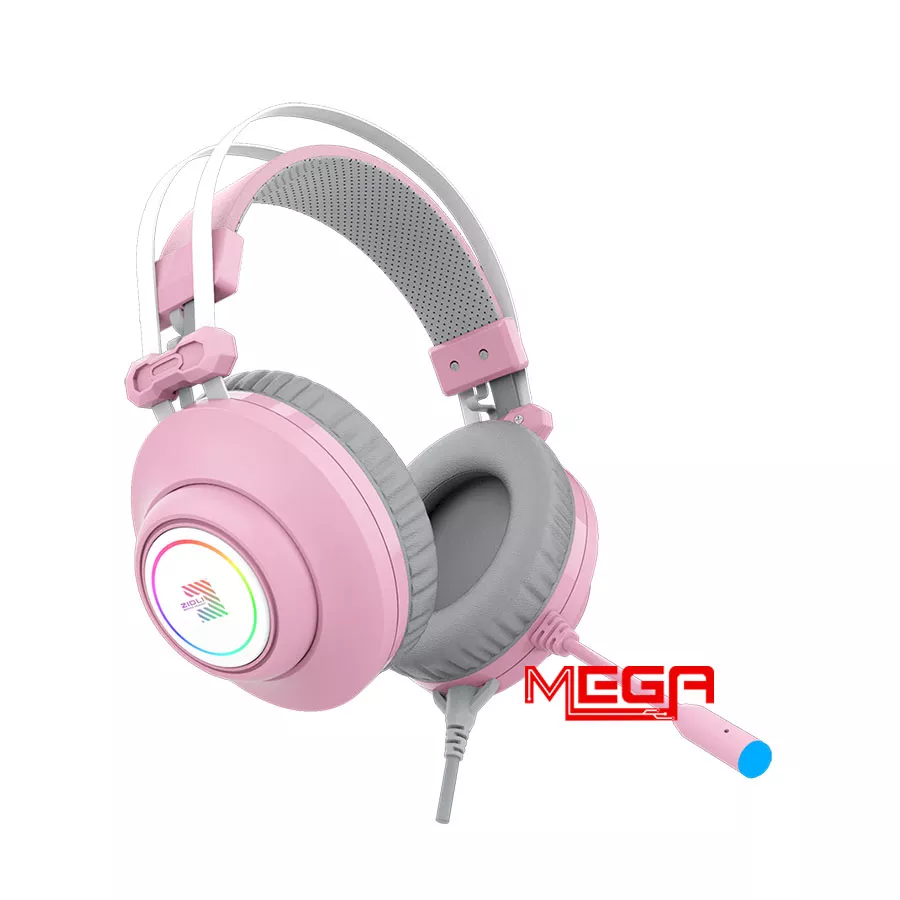 Tai nghe Gaming Zidli SCORE SH320V Pink