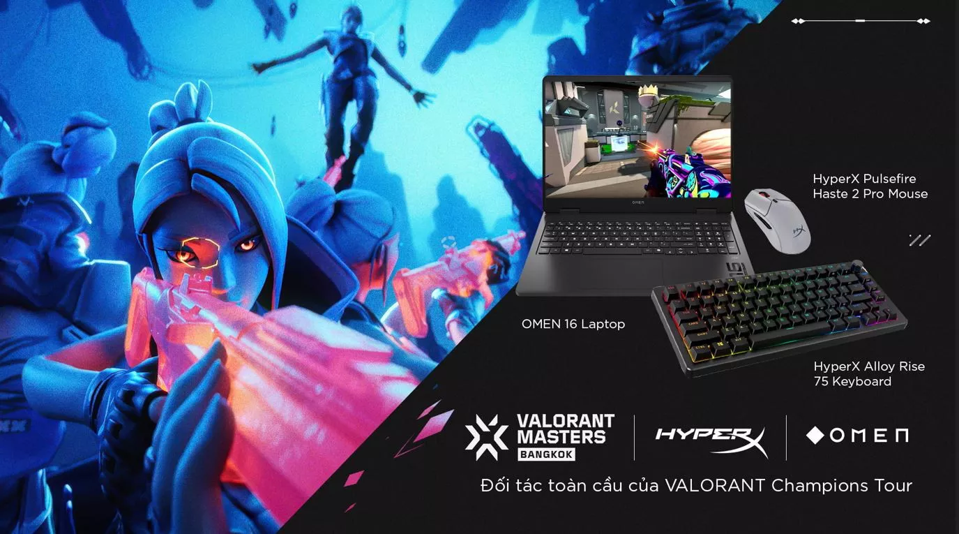 Omen/ HyperX đồng hành cùng giải đấu Valorant Masters Bangkok 2025
